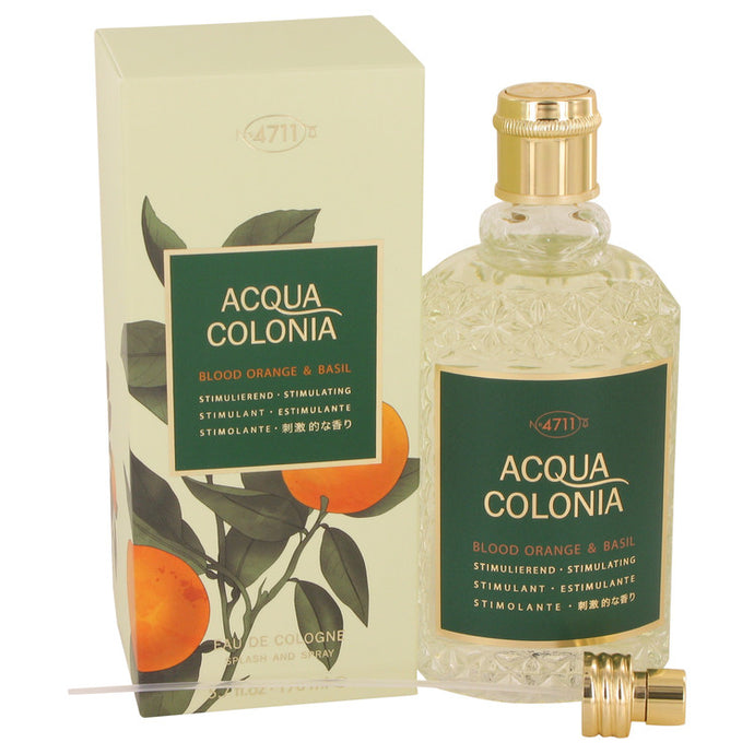 4711 Acqua Colonia Blood Orange & Basil Eau De Cologne Spray (Unisex) By Maurer & Wirtz