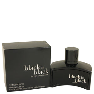 Black Is Black Eau De Toilette Spray By Nu Parfums