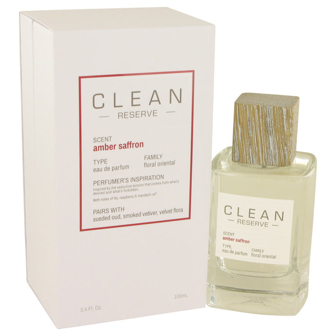 Clean Amber Saffron Eau De Parfum Spray By Clean