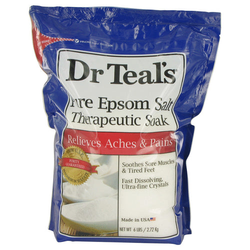 Dr Teal's Pure Epsom Salt Therapeutic Soak Soothes Sore Muscles & Tired Feet Fast Dissolving Ultra-fine crystals By Dr Teal's