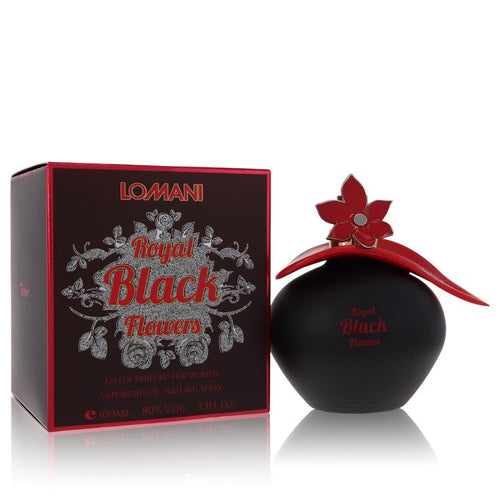 Lomani Royal Black Flowers Eau De Parfum Spray By Lomani