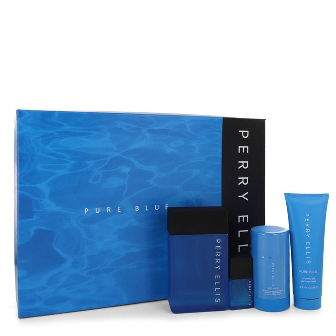Perry Ellis Pure Blue Gift Set By Perry Ellis