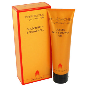 Pheromone Golden Bath & Shower Gel By Marilyn Miglin