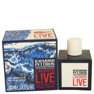 Lacoste Live Eau DE Toilette Spray (Limited Edition Raymond Pettibon Bottle) By Lacoste