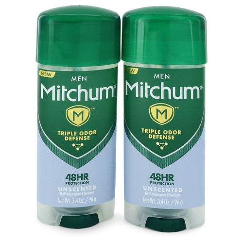 Mitchum Unscented Anti-perspirant & Deodorant Gel Twin Pack By Mitchum