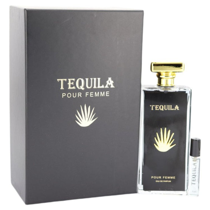 Tequila Pour Femme Eau De Parfum Spray with Free Mini .17 oz EDP By Tequila
